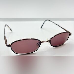 Reptile Bronze Oval Sunglasses Frames Only